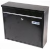 Rottner Comsafe Black Steel Mailbox 310 mm x 360 mm x 110 mm T02804