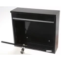 Rottner Comsafe Black Steel Mailbox 310 mm x 360 mm x 110 mm T02804