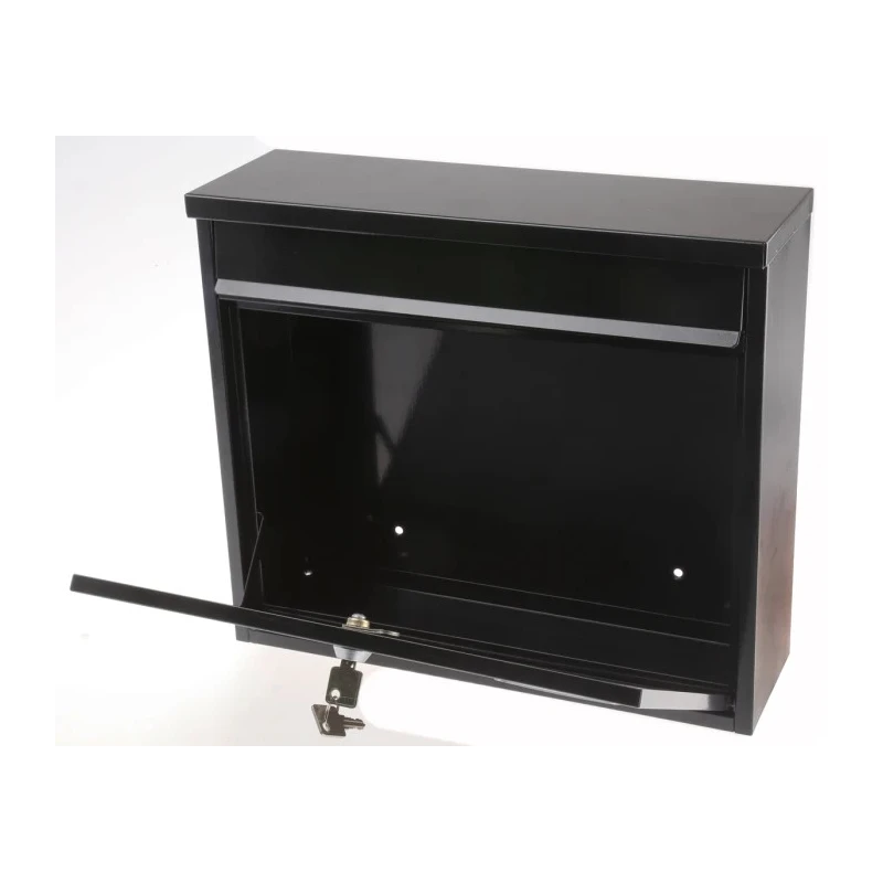 Rottner Comsafe Black Steel Mailbox 310 mm x 360 mm x 110 mm T02804