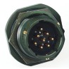 Amphenol Limited MIL Spec Circular Connector 2 Contacts Copper Alloy Gold Plated Straight 1.2kV 22A Bayonet 62GB-16F10-02SN