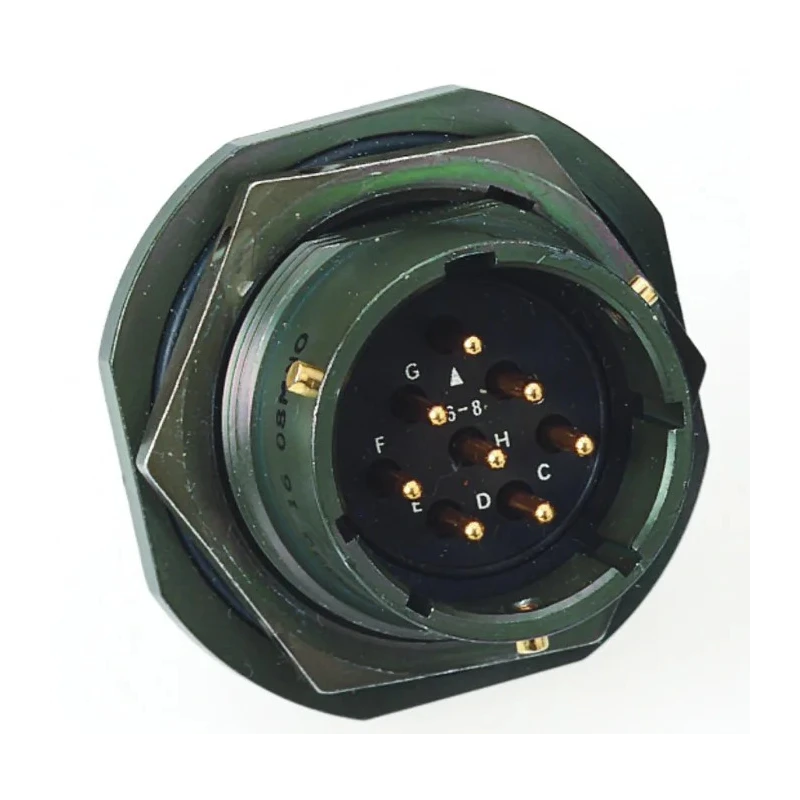 Amphenol Limited MIL Spec Circular Connector Copper Alloy Straight 4 Way Cable Connector 700V 7.5A Gold 62GB-16J08-04PN