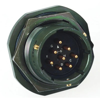 Amphenol Limited MIL Spec Circular Connector 19 Contacts Copper Alloy Straight 700V 7.5A Cable Bayonet Mount 62GB-56TG14-19PN