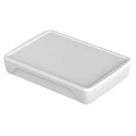Bopla BoLink Series Grey ABS Electrical Enclosure IP65, IP40 46 mm x 285 mm x 198 mm 35110116.HMT1 BOP 10.1 - 9016