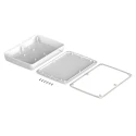 Bopla BoLink Series Grey ABS Electrical Enclosure IP65, IP40 46 mm x 285 mm x 198 mm 35110116.HMT1 BOP 10.1 - 9016