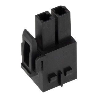Molex Female PCB Connector Housing 5.7 mm Pitch 2 Way 2 Row Straight Nylon Housing 171692-0202