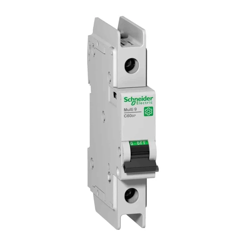 Schneider Electric Miniature Circuit Breaker, 2-Pole, 8A, Type D, 125 V DC, 20 kA Breaking Capacity Multi9 