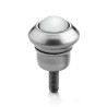 ALWAYSE Ball Transfer Unit with 25.4 mm Ball Diameter Screw Mount Carbon Steel Case Polyamide 66 Ball M8 x 1.25 10031428