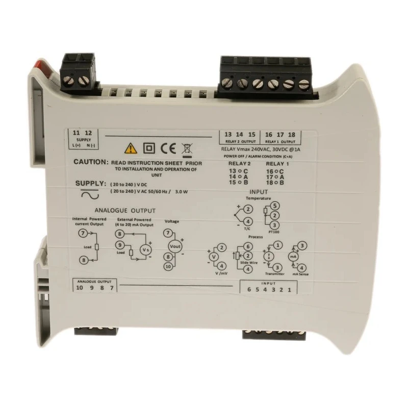 Phoenix Contact Signal Conditioner, Universal Input, Relay, Voltage, Current Output, 20 V ac, 240 V MINI 788-6987