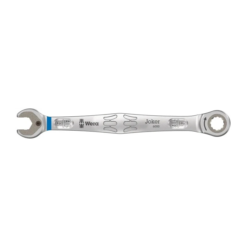 Wera Combination Ratchet Spanner Nickel Chrome Plated 144mm Overall 5/16 in 05073280001