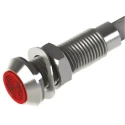 Marl 604 Series Green Panel Mount Indicator 28V dc 20mA Lead Wire Termination IP67 604-324-23