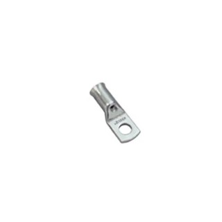 MECATRACTION Uninsulated Tubular Ring Terminal M10 Stud Size 6 AWG Wire Size Grey C15-16-10CT