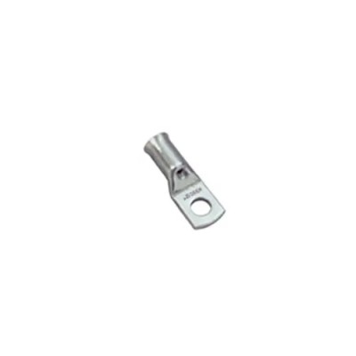 MECATRACTION Uninsulated Tubular Ring Terminal M10 Stud Size 6 AWG Wire Size Grey C15-16-10CT