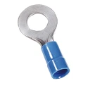 MECATRACTION N Insulated Ring Terminal M6 Stud Size Blue 18 AWG 14 AWG Wire Size C100NB2-6