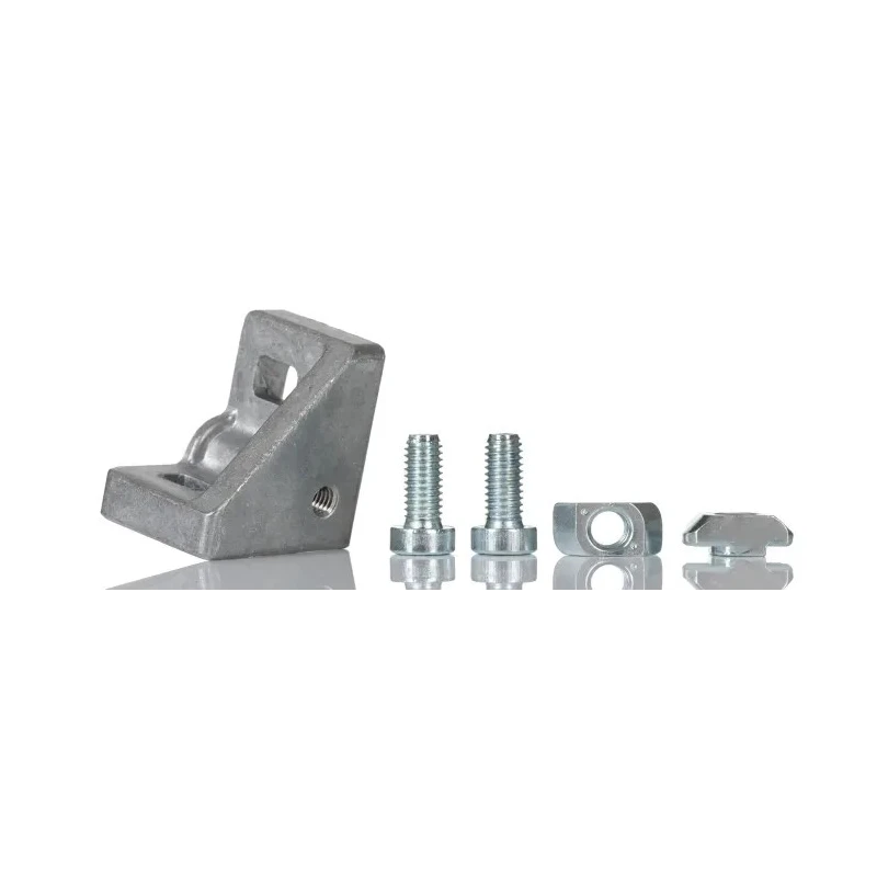 Bosch Rexroth M6 Mounting Bracket Connecting Component for Strut Profile 8 mm Groove Size 8 mm 3842536671