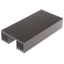 RS PRO Aluminium Heatsink Universal Rectangular Alu 0.5°C/W Thermal Resistance 50 mm x 250 mm x 125 mm 789-8570
