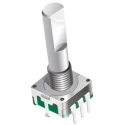 Bourns Incremental Mechanical Rotary Encoder 12 ppr with 6 mm Flat Shaft Through Hole PEC11R-4020F-N0012