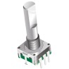 Bourns Incremental Mechanical Rotary Encoder 12 ppr with 6 mm Flat Shaft Through Hole PEC11R-4020F-N0012