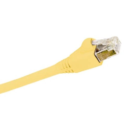 Molex CES PowerCat 6 Cat6 Shielded Ethernet Cable, 10 m, Yellow, RJ45 Male to RJ45 Male PCD-04019-0K