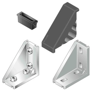 Bosch Rexroth M4 Angular Cover Cap Connecting Component for Strut Profile 30 mm Groove Size 22-18 AWG 3842548848
