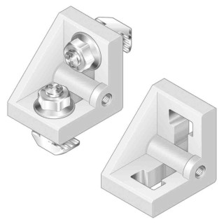Bosch Rexroth M8 Mounting Bracket Connecting Component Strut Profile 10 mm Groove Size 10 mm 3842536491