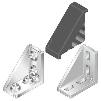 Bosch Rexroth Angular Cover Cap Connecting Component for 40 mm Strut Profile 3842548856