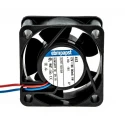 ebm-papst 400 Series Axial Fan, 12V DC, 10 m³/h Air Flow, 800 mW Power, 67 mA Current, 40 mm x 40 mm x 20 mm Sleeve 412