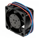 ebm-papst 400 Series Axial Fan, 12V DC, 10 m³/h Air Flow, 800 mW Power, 67 mA Current, 40 mm x 40 mm x 20 mm Sleeve 412