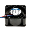 ebm-papst 400 Series Axial Fan, 12V DC, 10 m³/h Air Flow, 800 mW Power, 67 mA Current, 40 mm x 40 mm x 20 mm Sleeve 412