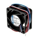 ebm-papst 400 Series Axial Fan, 12V DC, 10 m³/h Air Flow, 800 mW Power, 67 mA Current, 40 mm x 40 mm x 20 mm Sleeve 412