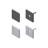 Bosch Rexroth Grey, Black Polypropylene 30 x 30 mm End Cap Strut Profile 3842548744