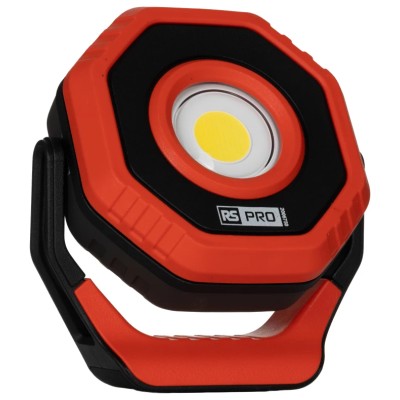 RS PRO Rechargeable COB LED Floodlight Work Light 1500 lm USB Plug IP65 200-6750