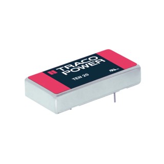 TRACOPOWER DC/DC Converter, 15V DC, 670 mA Output, 18V DC Input, 9V DC Minimum Input, 20W Output Power, Through TEN 20-1223