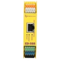 Brainboxes Ethernet Media Converter RJ45 Single Mode 10.1Gbps Half Duplex 