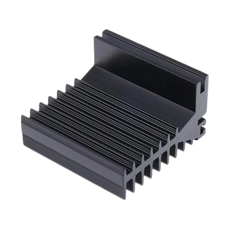 RS PRO Heatsink for LEDs and high-power electronics PCBs, 5°C/W, 28 mm Height, 50 mm Length x 50 mm Width, Black 789-8598