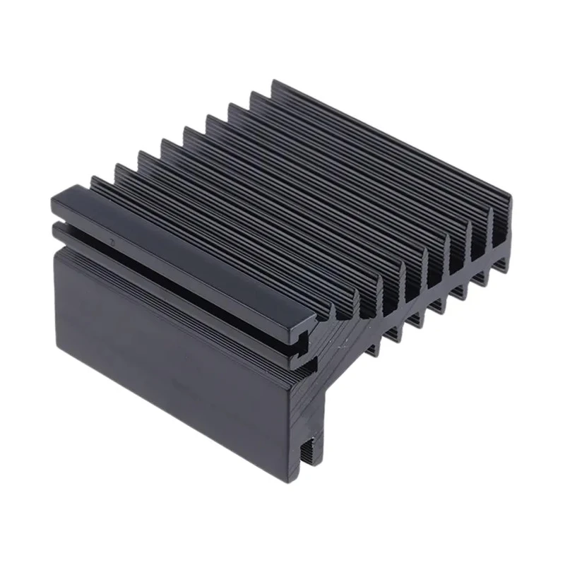 RS PRO Heatsink for LEDs and high-power electronics PCBs, 5°C/W, 28 mm Height, 50 mm Length x 50 mm Width, Black 789-8598