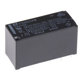 Fujitsu Power Relay PCB Mount SPDT 24V DC Coil 16A Switching Current FTR-K1CK024W