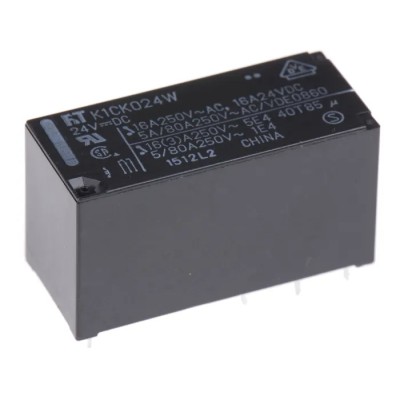 Fujitsu Power Relay PCB Mount SPDT 24V DC Coil 16A Switching Current FTR-K1CK024W