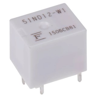 Fujitsu PCB Automotive Relay 12V Coil Voltage 25A Switching Current SPDT FBR51ND12-W1