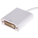 Roline Male Mini DisplayPort to Female DVI Nylon Jacket White DisplayPort Cable 100 mm 790-3934