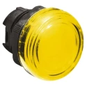 Lovato Yellow Pilot Light Head 22 mm Cutout Platinum Series LPL5