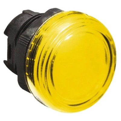 Lovato Yellow Pilot Light Head 22 mm Cutout Platinum Series LPL5