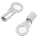Molex Versakrimp Uninsulated Ring Terminal M5 Stud Size Grey, 13 AWG to 9 AWG Wire Size 19323-0013