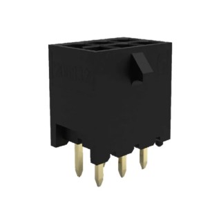 Molex Micro-Fit Series Vertical Through Hole PCB Header 14 Contacts 3 mm Pitch 2 Row Shrouded 206832-1402