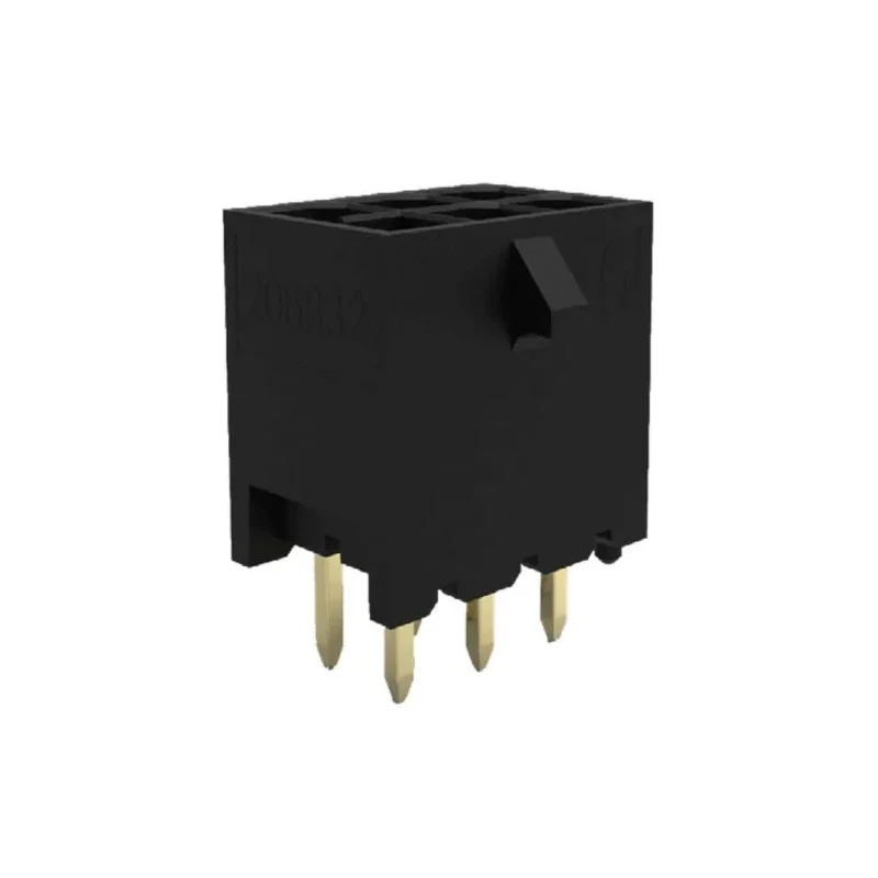 Molex Micro-Fit Series Vertical Through Hole PCB Header 14 Contacts 3 mm Pitch 2 Row Shrouded 206832-1402