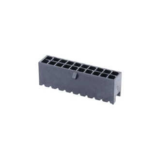 Molex 206832 Series Vertical Through Hole PCB Header, 20 Contact, 3 mm Pitch, 2 Row, Shrouded 206832-2002