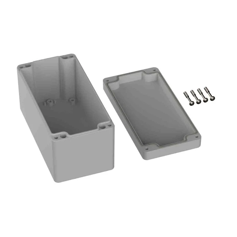 RS PRO 5U3 Series Grey Lid ABS General Purpose Enclosure IP66 IK07 85 mm x 160 mm x 80 mm IP66