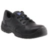 Rockfall Power Men's Black Leather Safety Trainer Steel Toe, Stainless Steel Midsole, EN ISO 20345 S3 SRC 790-4013