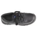 Rockfall Power Men's Black Leather Safety Trainer Steel Toe, Stainless Steel Midsole, EN ISO 20345 S3 SRC 790-4013