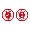 RS PRO 5U3 Series Grey Lid ABS General Purpose Enclosure IP66 IK07 90 mm x 240.3 mm x 160.3 mm IP66
