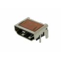 Molex Right Angle Female HDMI Connector 40V Liquid Crystal Polymer Housing Silver 2086581061